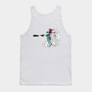 SKATING BLOODY RABBIT 05 Tank Top